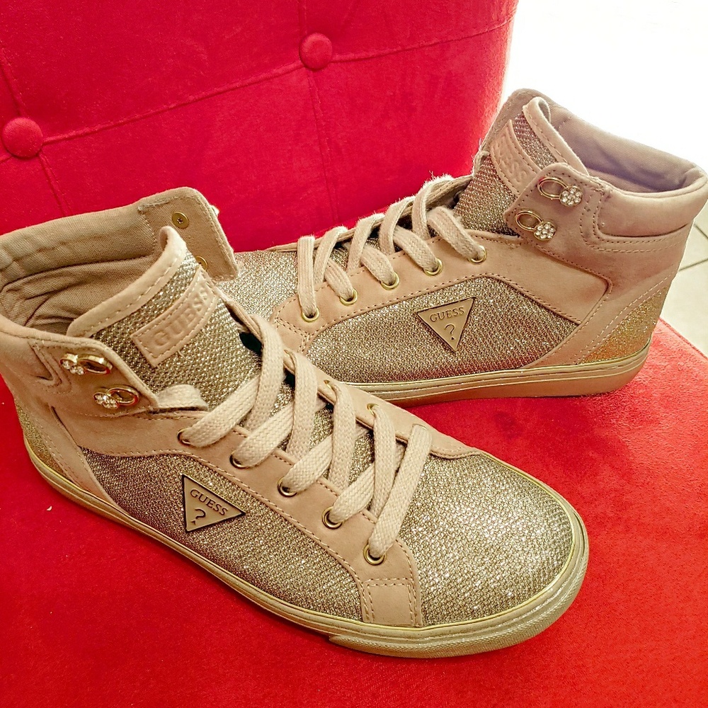 GUESS GOLD High tops